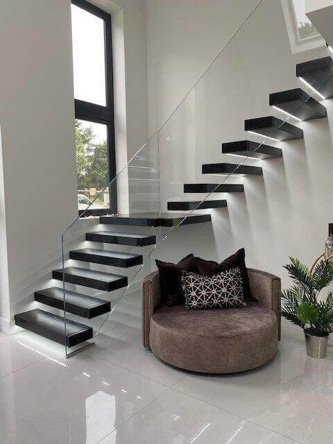 curved staircase design