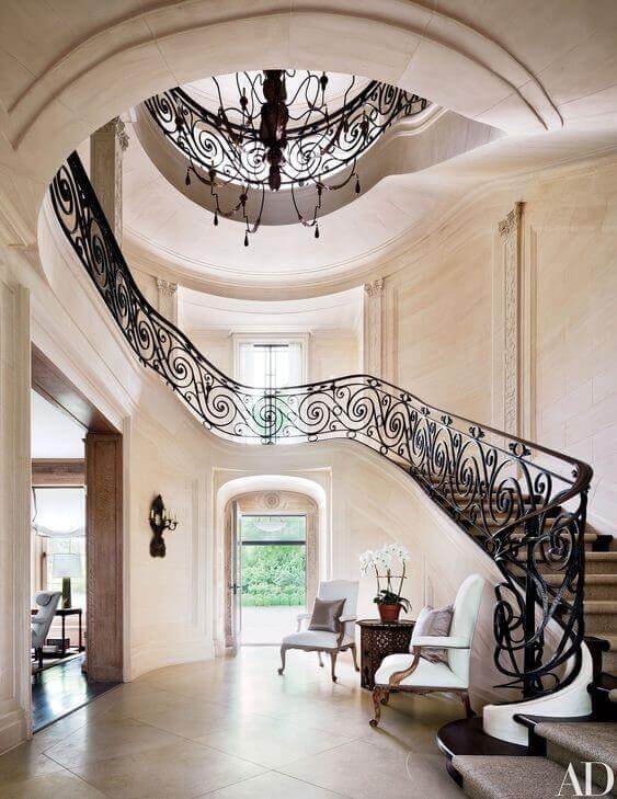 curved staircase design