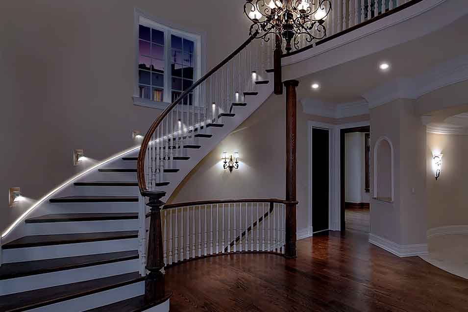 Small Staircase Wall Lighting Ideas