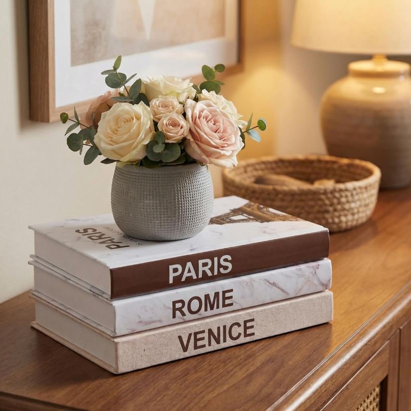 Coffee table books for elegant living room décor