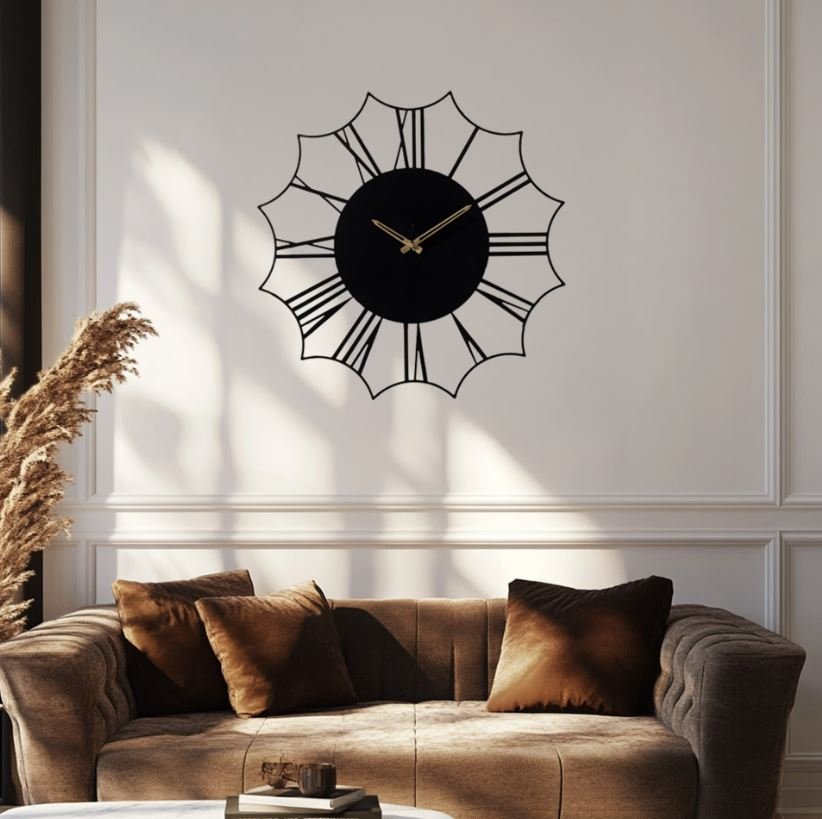 Decorative wall clock for stylish home interiors